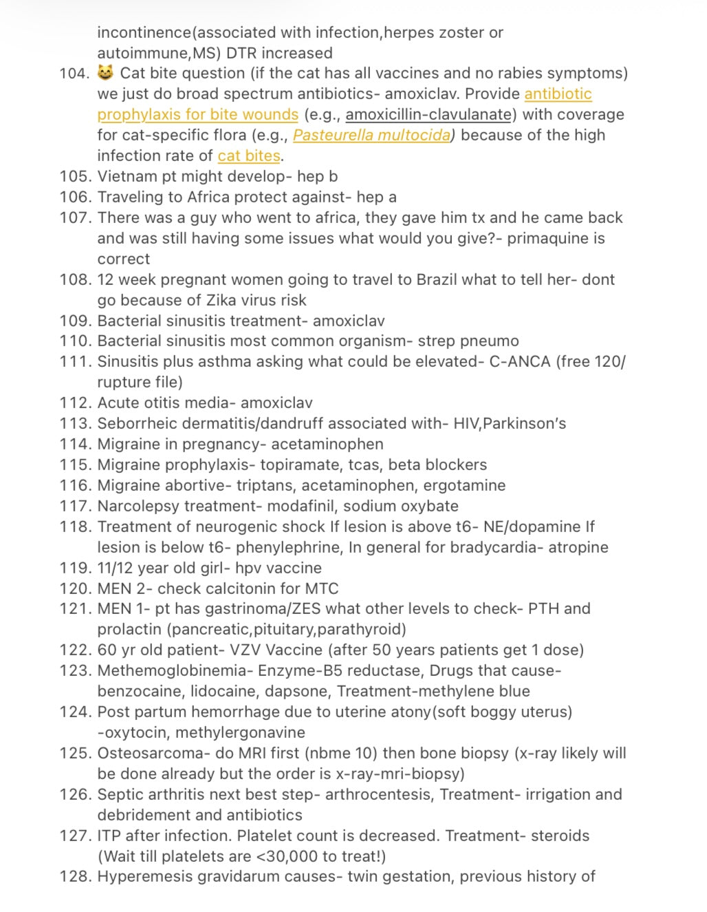 USMLE Step 1 Recalls 2026
