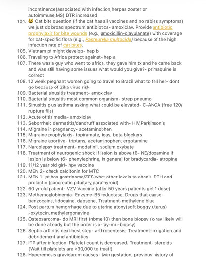 USMLE Step 1 Recalls 2026