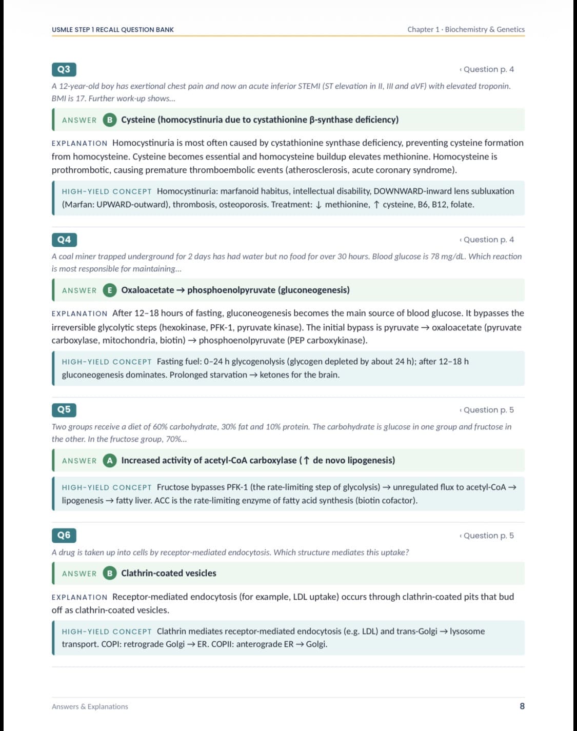 USMLE Step 1 Recalls: Organized & Explained Edition (2026–2027 Edition)