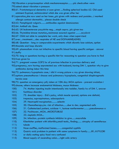 USMLE Step 1 Recalls Sample Ebook (20 Pages)